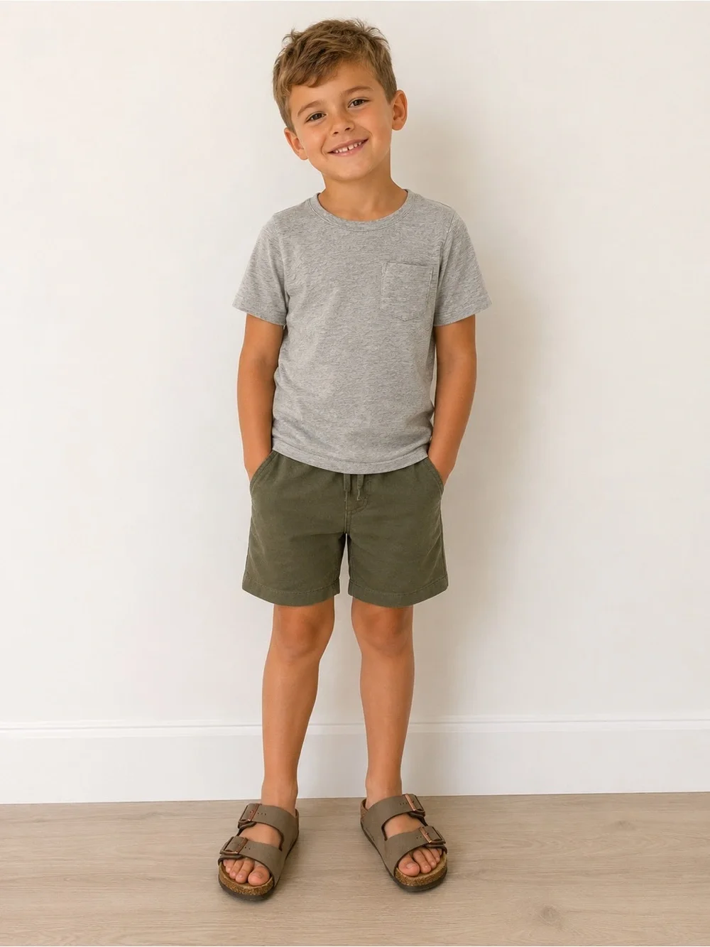 Birkenstock Arizona Kids Sandals Taupe BirkoFlor Copper Buckles EU 30 US 12/12.5